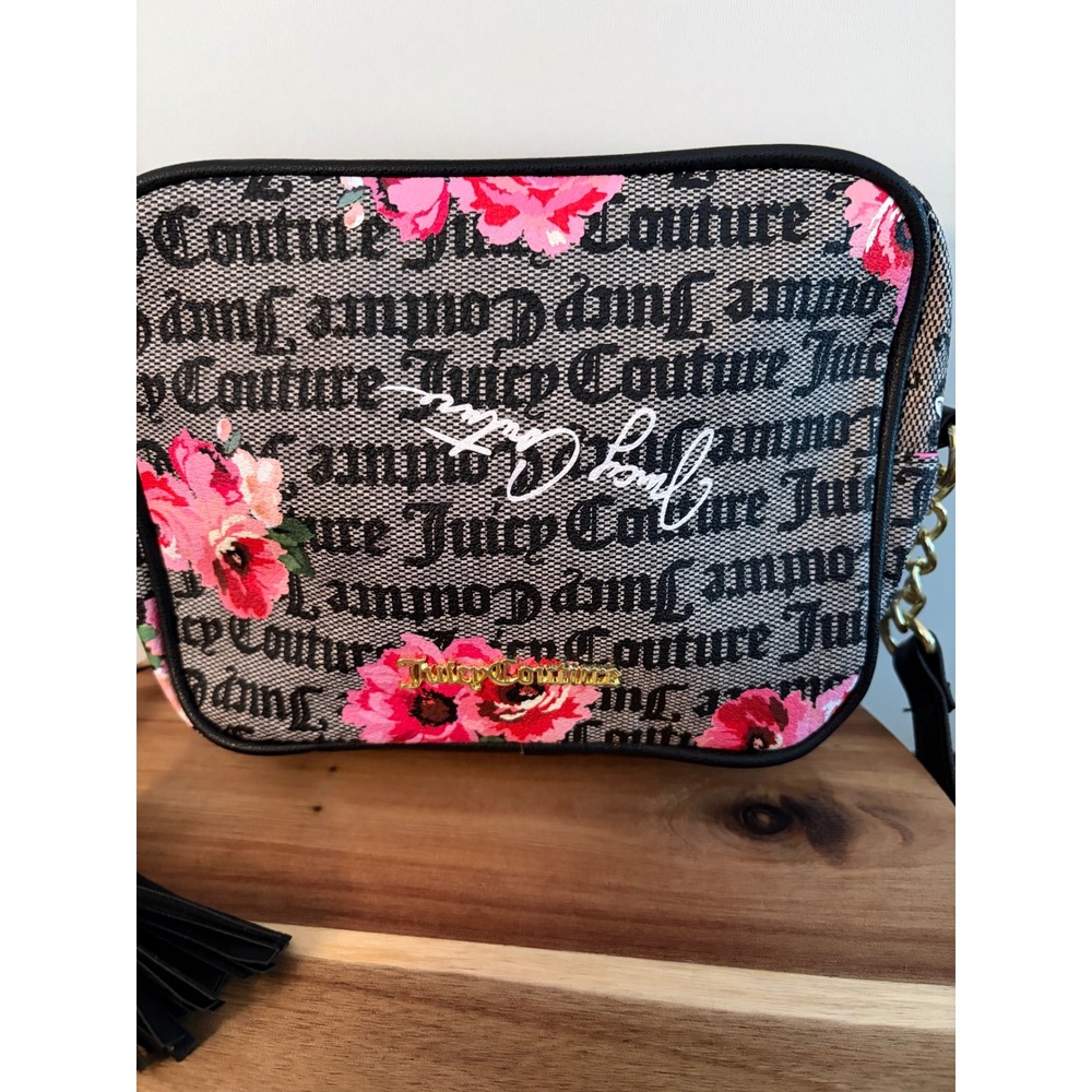 Juicy Couture Y2K Petal Stat Camera Crossbody Bag Logo New